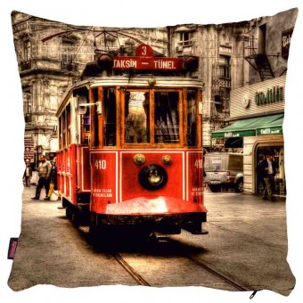 Taksim Tramvay Yastık Kılıfı-3